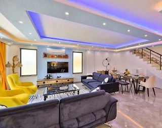 Kaş Sarıbelen'de Sakin Konumda, Özel Havuzlu, Kiralık Villa - 5