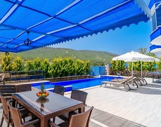 Kaş Sarıbelen'de Sakin Konumda, Özel Havuzlu, Kiralık Villa - 4