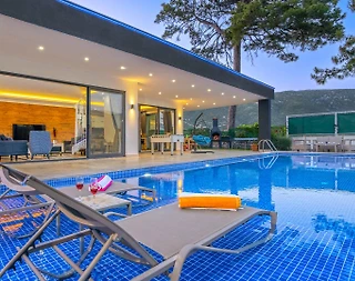 Kaş Sarıbelen'de Balayı Çiftlerine Uygun, Özel Havuzlu, Tatil Villası - 5