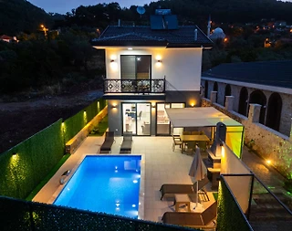 Fethiye Kızılbel'de Çekirdek Ailelere Uygun, Özel Havuzlu, Kiralık Villa - 1