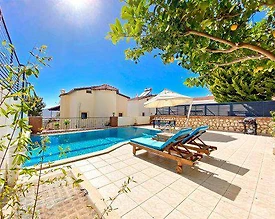 Kaş Kalkan'da Panoramik Deniz Manzaralı, Özel Havuzlu Kiralık Villa - 3