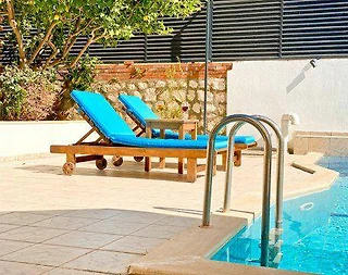 Kaş Kalkan'da Panoramik Deniz Manzaralı, Özel Havuzlu Kiralık Villa - 5