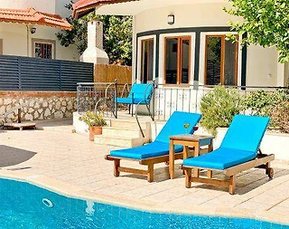 Kaş Kalkan'da Panoramik Deniz Manzaralı, Özel Havuzlu Kiralık Villa - 4