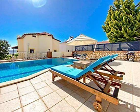 Kaş Kalkan'da Panoramik Deniz Manzaralı, Özel Havuzlu Kiralık Villa - 2