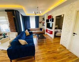 Konyaaltı Gürsu'da Deniz Manzaralı, Plaja Yakın, 3+1 Kiralık Suit - 2