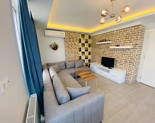 Konyaaltı Gürsu'da Plaja Yakın Konumda, Ortak Havuzlu, Kiralık Suit - 5