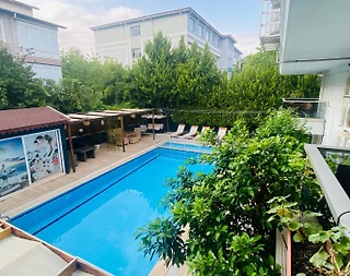 Konyaaltı Gürsu'da Plaja Yakın, Şehir Manzaralı, 1+1 Kiralık Suit - 2