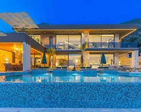 Kalkan Kördere'de Kalabalık Ailelere Uygun, Özel Havuzlu, Lüks Villa - 3