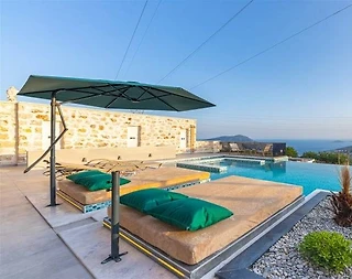 Kalkan Kördere'de Kalabalık Ailelere Uygun, Özel Havuzlu, Lüks Villa - 5