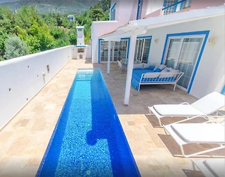 Kaş İslamlar'da Doğayla İç İçe, Özel Havuzlu, Lüks Villa - 4