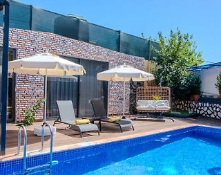Kaş Çavdır'da Balayı Çiftleri İçin Uygun, Özel Havuzlu, Modern Villa - 3
