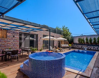 Kaş Çavdır'da Balayı Çiftleri İçin Uygun, Özel Havuzlu, Modern Villa - 4