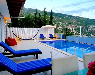 Kaş İslamlar'da Büyüleyici Doğa İçerisinde, Özel Havuzlu, Lüks Villa - 4