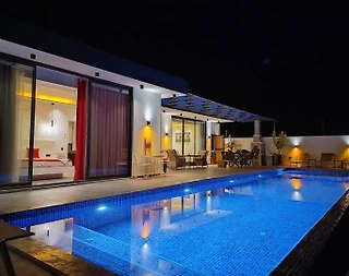 Kaş İslamlar'da Balayı Çiftlerine Uygun, Özel Havuzlu, Konforlu Villa - 2
