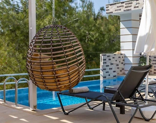 Kaş İslamlar'da Doğayla İç İçe, Sonsuzluk Havuzlu, Konforlu Villa - 5