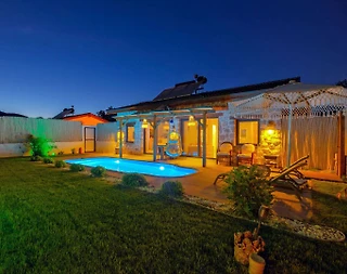 Fethiye Kayaköy'de Balayı Çiftlerine Uygun, Özel Havuzlu, 2 Kişilik Villa - 4