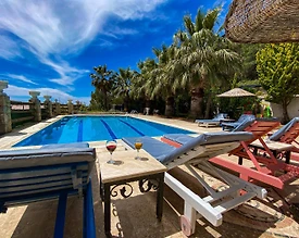 Kaş İslamlar'da Muhteşem Manzaralı, Özel Havuzlu, Jakuzili Villa - 3