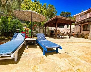 Kaş İslamlar'da Muhteşem Manzaralı, Özel Havuzlu, Jakuzili Villa - 4