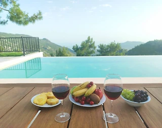 Kaş İslamlar'da Çekirdek Ailelere Uygun, Özel Havuzlu Modern Villa - 5