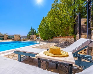 Kaş İslamlar'da Muhteşem Manzaralı, Özel Havuzlu, Jakuzili Villa - 4