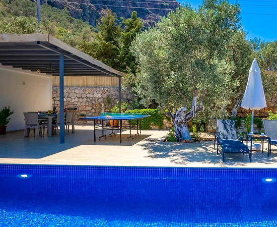 Kaş Bezirgan'da Şehir Gürültüsünden Uzak, Özel Havuzlu, Konforlu Villa - 1