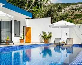 Kaş İslamlar'da Küçük Ailelere Uygun, Özel Havuzlu, 2+1 Villa - 2