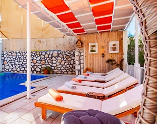 Kaş Bezirgan'da Çekirdek Ailelere Uygun, Özel Havuzlu, Kiralık Villa - 5