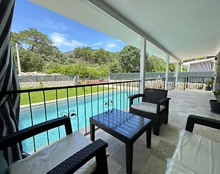 Köyceğiz Çandır'da Doğa İçerisinde, Özel Havuzlu, Modern Villa - 2