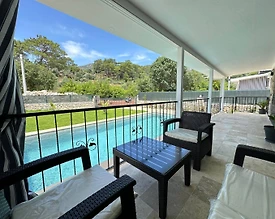 Köyceğiz Çandır'da Doğa İçerisinde, Özel Havuzlu, Modern Villa - 2