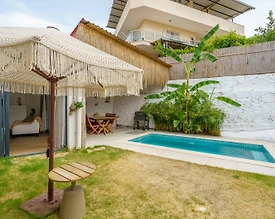 Kuşadası Kirazlı'da Huzurun Kucağında, Özel Havuzlu, Lüks Taş Villa - 3