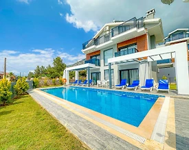 Fethiye Ölüdeniz'de Kalabalık Ailelere Uygun, Özel Havuzlu, Kiralık Villa - 3