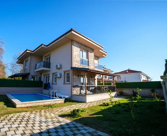 Fethiye Köyceğiz'de Sessizlik İçerisinde, Özel Havuzlu, 3+1 Villa - 1