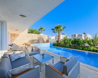 Kaş Kalkan'da Göz Alıcı Manzaralı, Özel Havuzlu, 4+1, Lüks Villa - 4