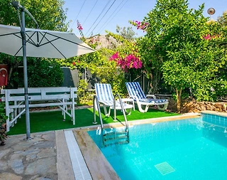 Muğla Marmaris'te Yeşillikler İçerisinde, Özel Havuzlu, Kiralık Villa - 4