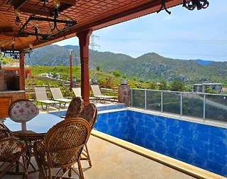 Marmaris Bozburun'da Çekirdek Ailelere Uygun, Özel Havuzlu, Ferah Villa - 1