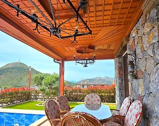 Marmaris Bozburun'da Çekirdek Ailelere Uygun, Özel Havuzlu, Ferah Villa - 4