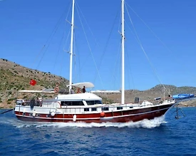  Marmaris Bozburun'da Mavinin Her Tonuna Sahip, 5 Kabinli, Lüks Gulet - 2