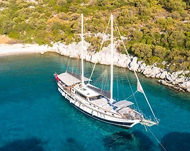 Marmaris Bozburun'da Modern Tasarımlı, 4 Kabinli, Konforlu Gulet - 2