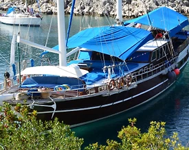 Marmaris Bozburun'da Modern Tasarımlı, 8 Kabinli, Kiralık Gulet - 3