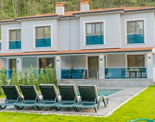 Marmaris Çamlı'da Doğa İle İç İçe, Özel Havuzlu, İkiz Villa - 3
