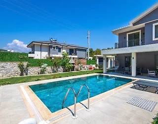 Marmaris Çamlı'da Modern Tasarımlı, Özel Havuzlu, 2+1 Villa - 1