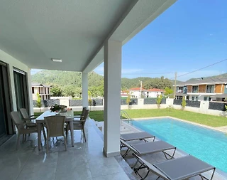 Marmaris Çamlı'da Muhteşem Doğada, Özel Havuzlu, Şık Villa - 4