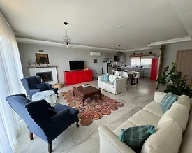 Marmaris Karşıyaka'da Orman Manzaralı, Modern Tasarımlı, İkiz Villa - 3