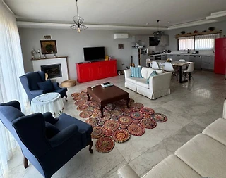 Marmaris Karşıyaka'da Orman Manzaralı, Modern Tasarımlı, İkiz Villa - 4