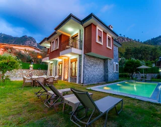 Marmaris Orhaniye'de Doğa İle İç İçe, Özel Havuzlu, Ferah Villa - 1