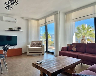 Marmaris Siteler'de Panoramik Deniz Manzaralı, 4 Kişilik, Kiralık Daire - 5