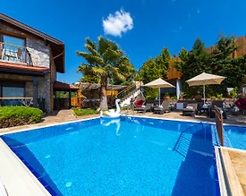Marmaris Söğüt'de Enfes Deniz Manzaralı, Özel Havuzlu, Lüks Villa - 2