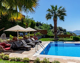 Marmaris Söğüt'de Enfes Deniz Manzaralı, Özel Havuzlu, Lüks Villa - 4