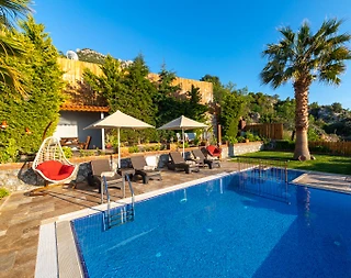 Marmaris Söğüt'de Enfes Deniz Manzaralı, Özel Havuzlu, Lüks Villa - 5