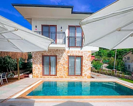 Marmaris Söğüt'de Huzurlu Doğa İçerisinde, Özel Havuzlu, Ferah Villa - 3